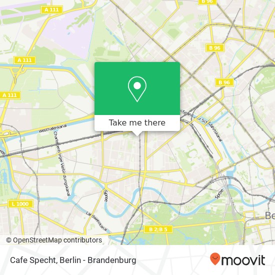 Cafe Specht map