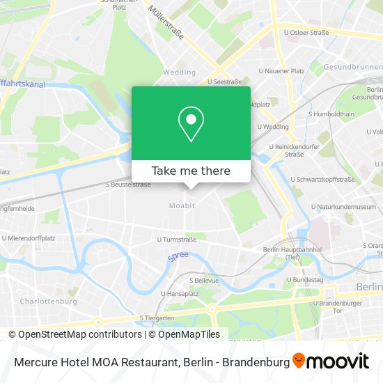 Карта Mercure Hotel MOA Restaurant