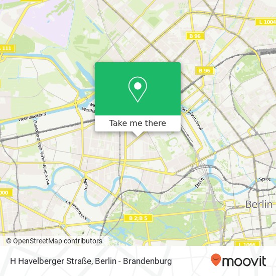Карта H Havelberger Straße