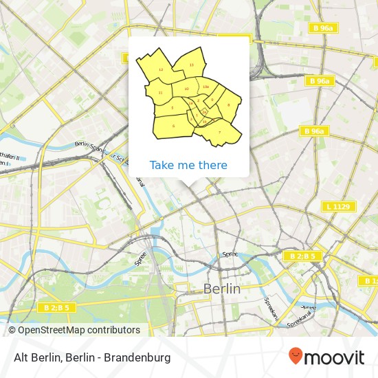 Alt Berlin map