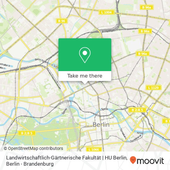 Landwirtschaftlich-Gärtnerische Fakultät | HU Berlin map