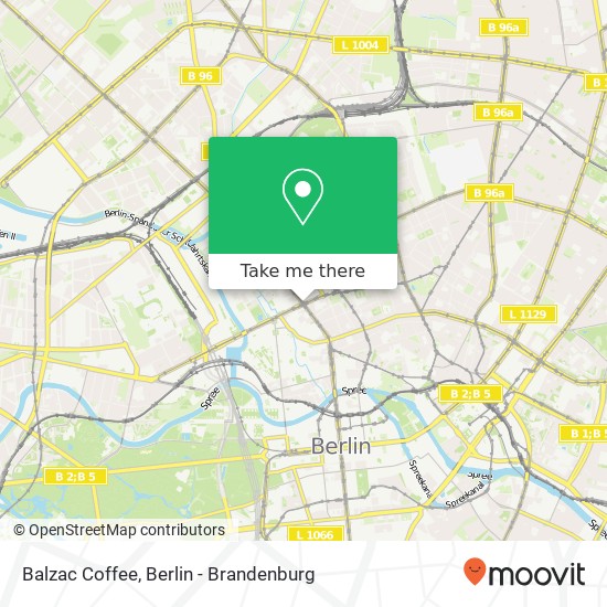 Balzac Coffee map
