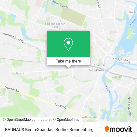 Карта BAUHAUS Berlin-Spandau