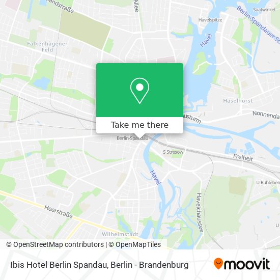Ibis Hotel Berlin Spandau map
