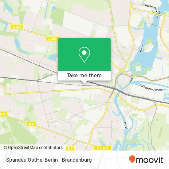 Spandau OstHe map