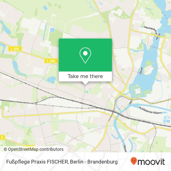 Карта Fußpflege Praxis FISCHER