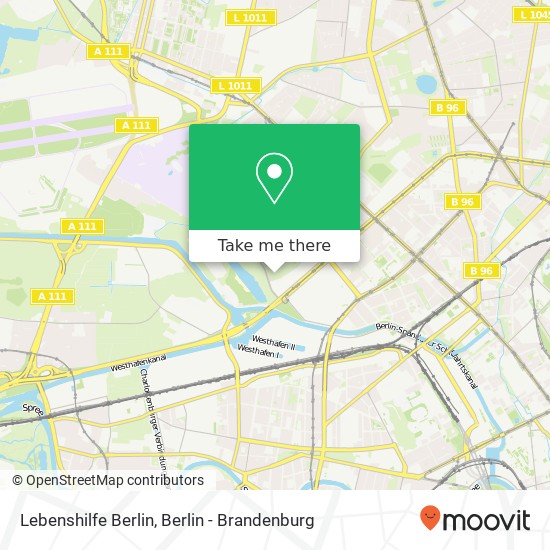 Lebenshilfe Berlin map