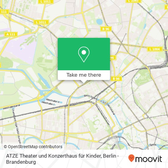 Карта ATZE Theater und Konzerthaus für Kinder