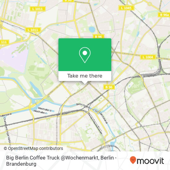 Big Berlin Coffee Truck @Wochenmarkt map