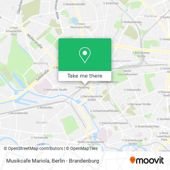 Musikcafe Mariola map