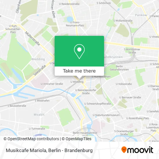 Musikcafe Mariola map