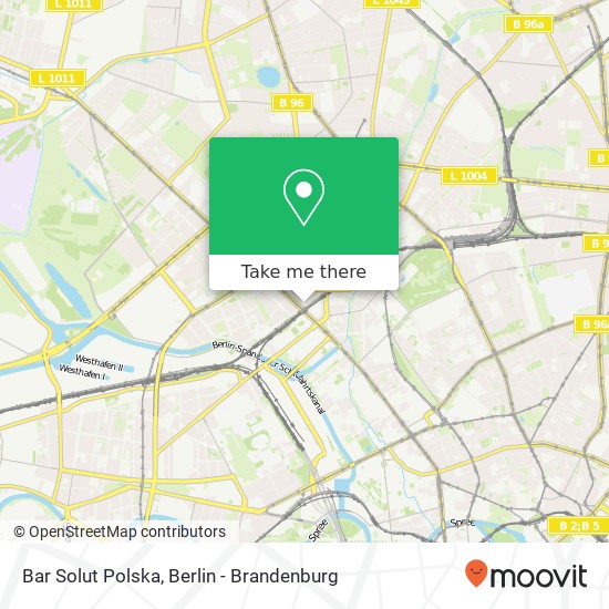 Bar Solut Polska map