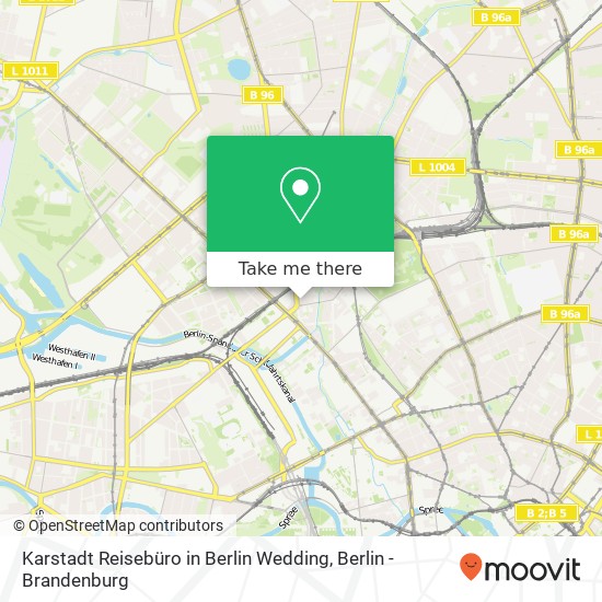 Karstadt Reisebüro in Berlin Wedding map
