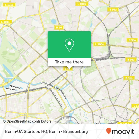 Berlin-UA Startups HQ map