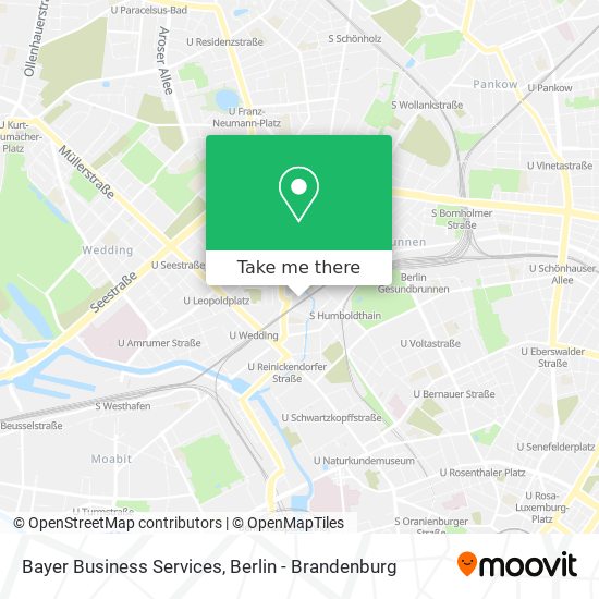 Bayer Business Services map