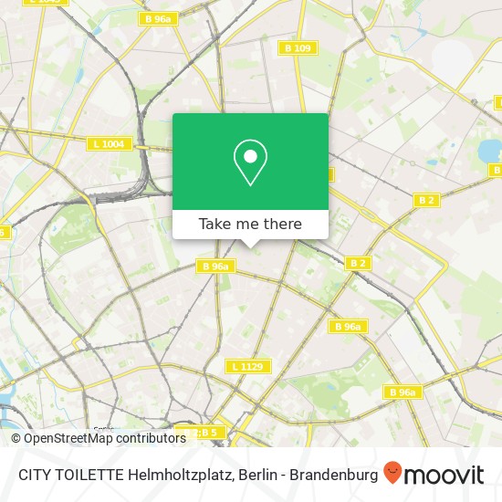 CITY TOILETTE Helmholtzplatz map