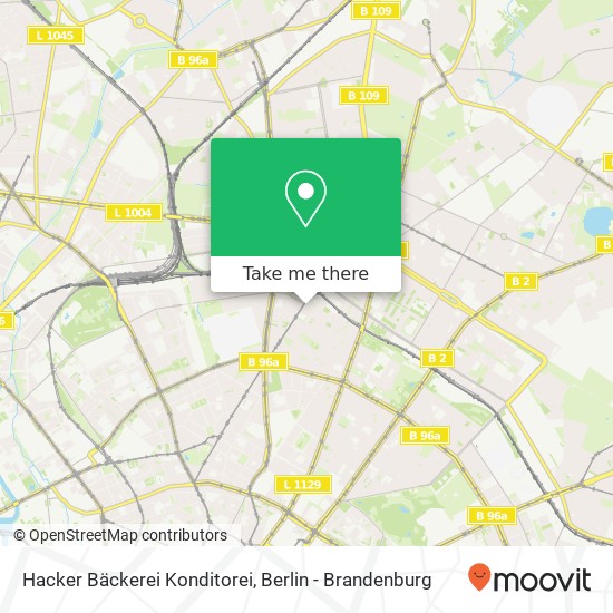 Hacker Bäckerei Konditorei map