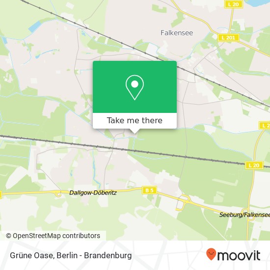 Grüne Oase map