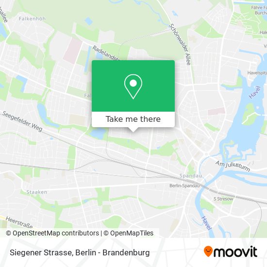 Карта Siegener Strasse