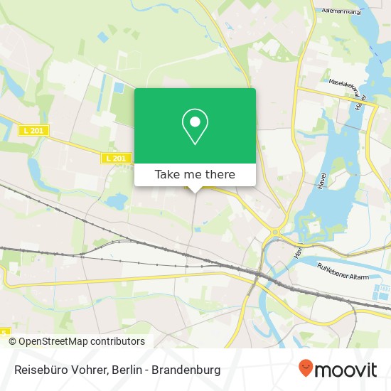 Reisebüro Vohrer map