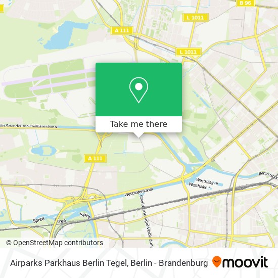 Airparks Parkhaus Berlin Tegel map