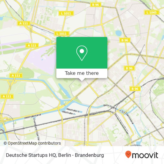 Deutsche Startups HQ map