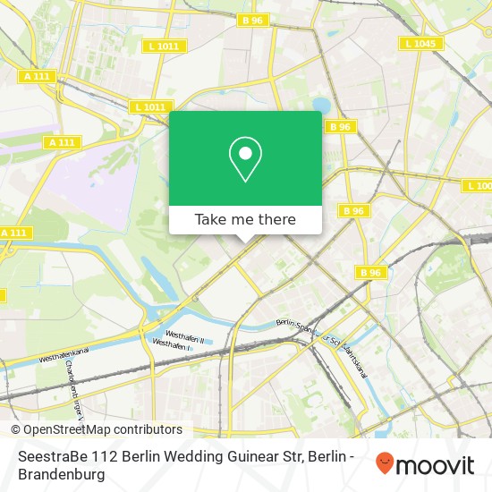 SeestraBe 112 Berlin Wedding Guinear Str map