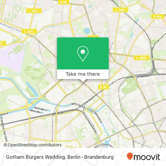 Gotham Burgers Wedding map