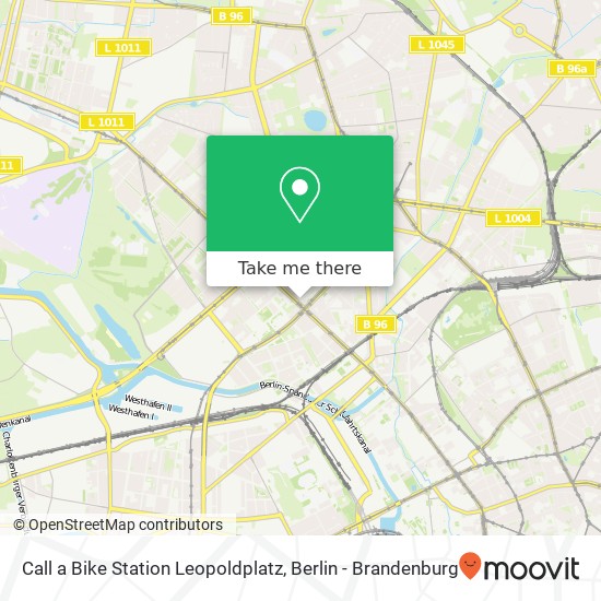 Call a Bike Station Leopoldplatz map