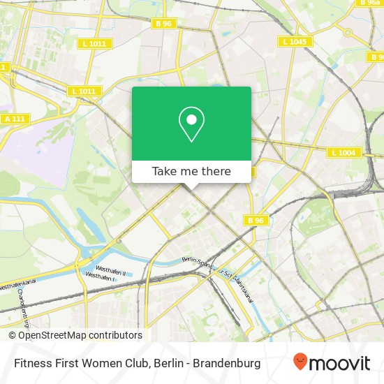 Fitness First Women Club map