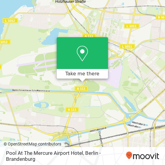 Pool At The Mercure Airport Hotel map