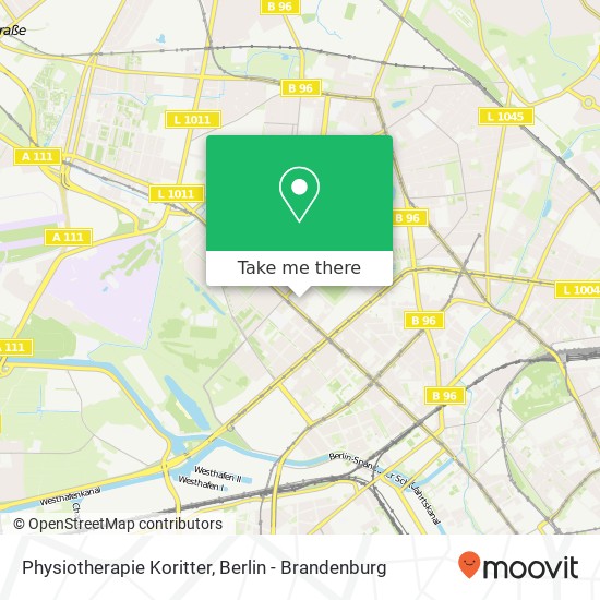 Physiotherapie Koritter map