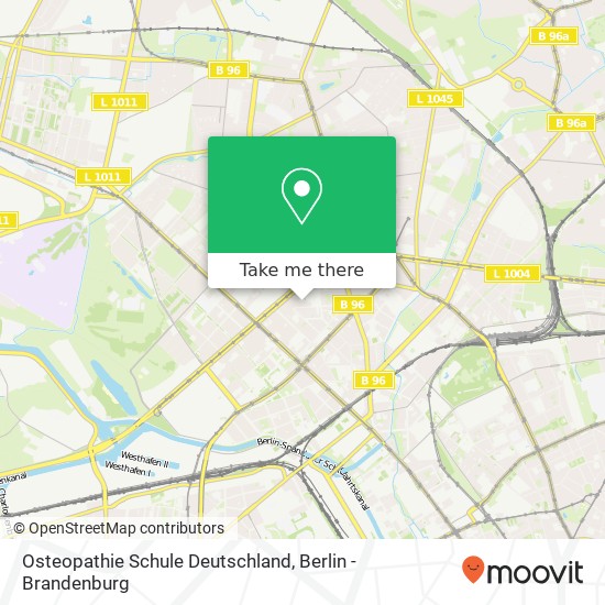 Osteopathie Schule Deutschland map