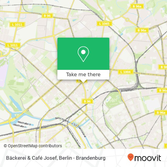 Карта Bäckerei & Café Josef