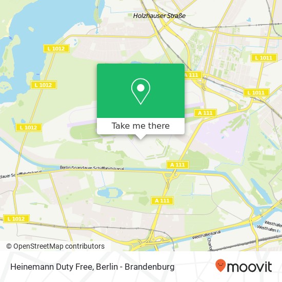 Heinemann Duty Free map