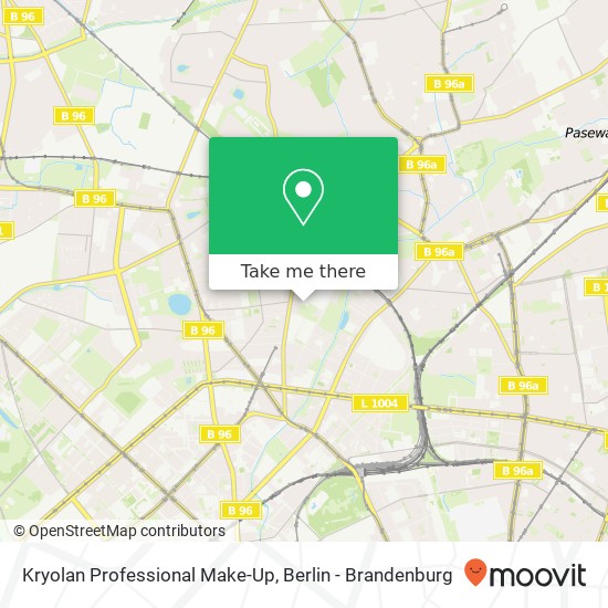 Kryolan Professional Make-Up map