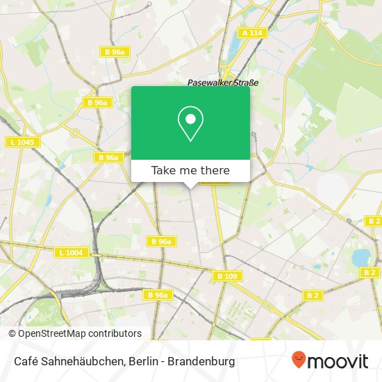 Café Sahnehäubchen map
