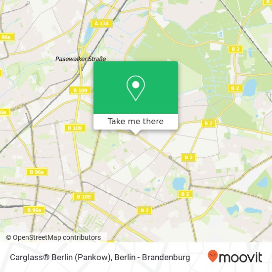 Карта Carglass® Berlin (Pankow)