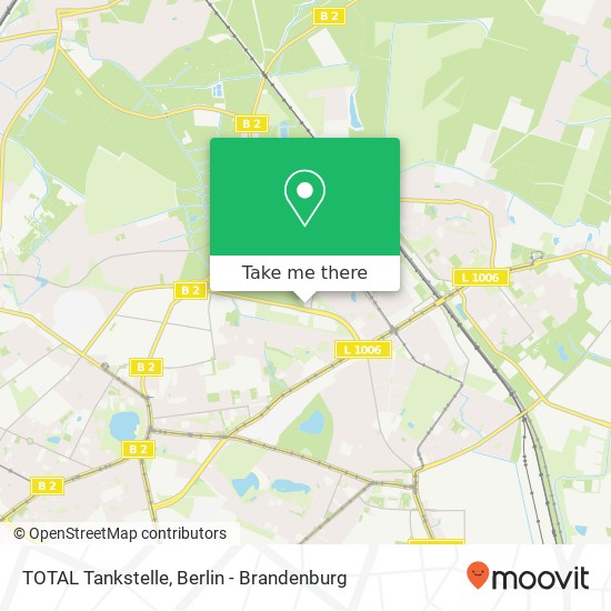 TOTAL Tankstelle map