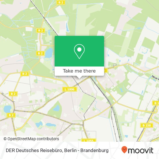 DER Deutsches Reisebüro map