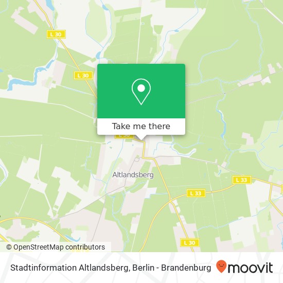 Stadtinformation Altlandsberg map