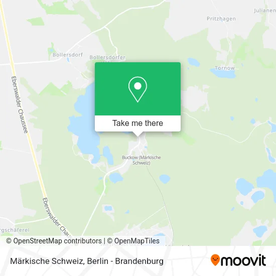 Карта Märkische Schweiz