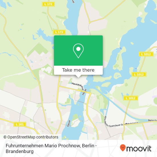 Fuhrunternehmen Mario Prochnow map