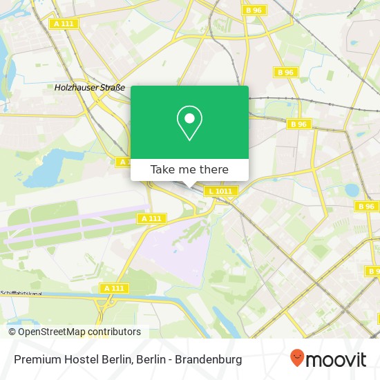 Premium Hostel Berlin map