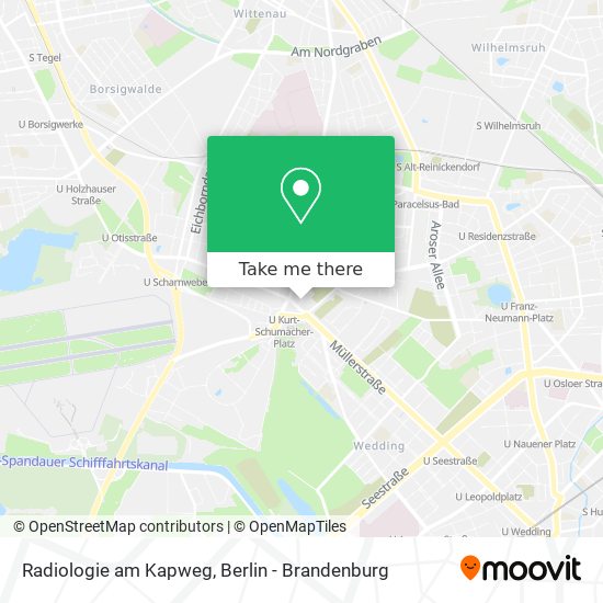 Radiologie am Kapweg map