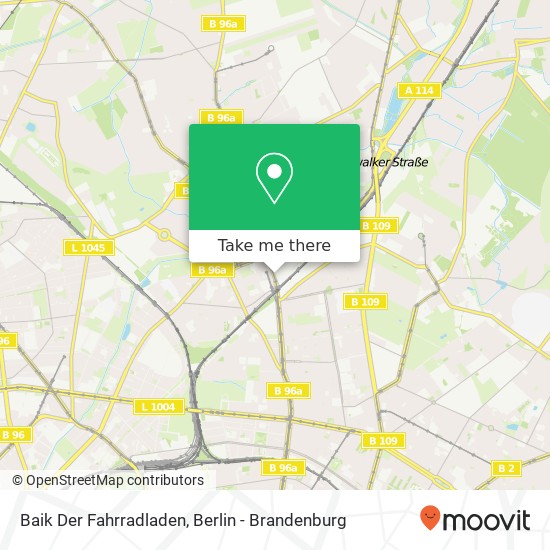 Baik Der Fahrradladen map