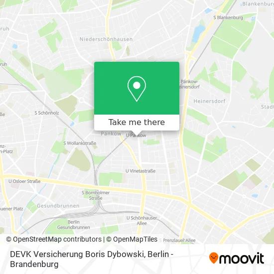 Карта DEVK Versicherung Boris Dybowski