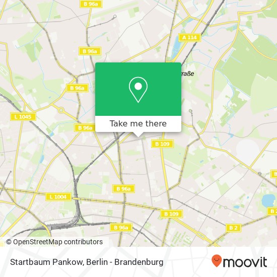 Startbaum Pankow map