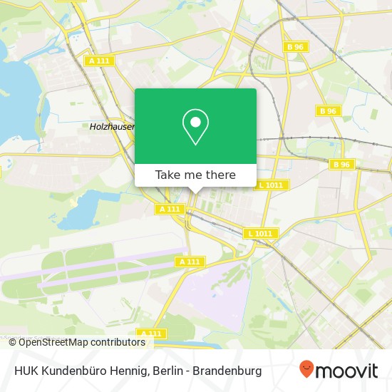 Карта HUK Kundenbüro Hennig