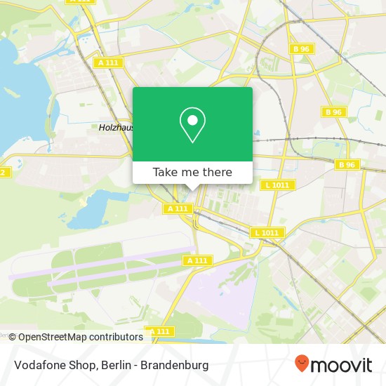 Vodafone Shop map